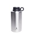 Manna Manna 6407274 64 oz Silver Stainless Steel Plain Ring Growler Water Bottle BPA Free 6407274